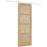 vidaXL klizna vrata s hardverskim setom 73.5x198.5 cm od masivnog borovog drva | shoptok.hr