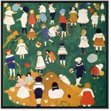  Slika - Kazimir Malevich – Children 80x80 U crnom drvenom okviru | shoptok.hr