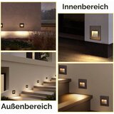VIVALET 6x LED stenska luč za stopnice 3000K | Shoptok.si