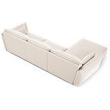 Mazzini Sofas Bež baršunasti kutna garnitura (s lijevim kutom/s ležaljkom) Vanda – | shoptok.hr