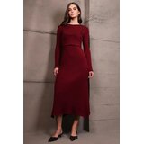 Trend Alacati Stili ženska bluza Alc-X15007, bordo Cene
