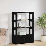 vidaXL Kreveta Crni hrast 30 x 80 x 119.5 cm Konstruirano drvo | shoptok.hr