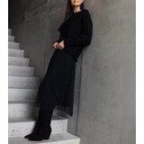 UR/CEO Black knit set with tulle dress and cardigan Sorenla | ePonuda.com