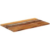  Pravokutna stolna ploča 60 x 100 cm 25 - 27 mm obnovljeno drvo | shoptok.hr