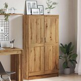 vidaXL Knjižna omara artisan hrast 82,5x30,5x150 cm inženirski les | Shoptok.si