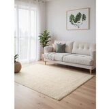 Elle Decoration Kremno bela/slonokoščena ročno tkana preproga iz mešanice volne 80x150 cm Majoli – | Shoptok.si