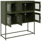  Komoda maslinastozelena 100,5x39x107 cm hladno valjani čelik | Eponuda.com