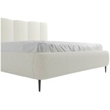 MID.YOU OBLAZINJENA POSTELJA 160 cm x 200 cm , les, tekstil, leseni material krem barve | Shoptok.si