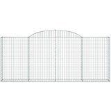  Lučne gabionske košare 8 kom 300x30x120/140cm pocinčano željezo | shoptok.hr