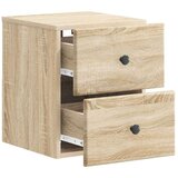  Stenski nočni omarici s predalom Sonoma hrast 34,5 x 33 x 40 cm, (5000233408) | Shoptok.si
