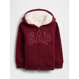 GAP Baby Insulated Sweatshirt Logo Sherpa - Girls Cene