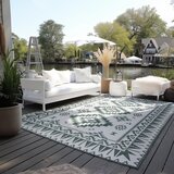 Elle Decoration Zeleni/krem vanjski tepih 80x150 cm Gemini – | shoptok.hr