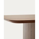 Kave Home Rjava jedilna miza v orehovem dekorju 100x200 cm Litto – | Shoptok.si
