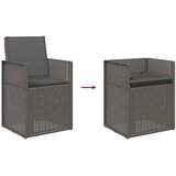  Vrtni set za objed 5 kom. Svjetlosiva i antracit PP | shoptok.hr