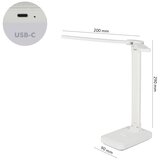 Brilagi LED prigušiva stona lampa MODO DUO LED/8W/5V 3000/4000/6500K bela | Eponuda.com