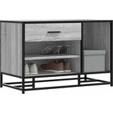  Klupa za cipele Siva Sonoma Konstruirano drvo i metal | Shoptok.si