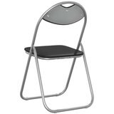  Zložljiva stolica 8 pcs Črna in siva 48 x 43,5 x 81 cm, (5000296818) | Shoptok.si