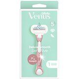Gillette venus rosegold extra smooth sensitive brijač + 1 zamenska oštrica