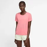 Nike Funkcionalna majica 'Fast' svetlo roza / srebrna