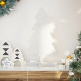 vidaXL Lesena novoletna jelka za okras bela 80 cm trdna borovina | Shoptok.si
