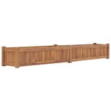 vidaXL Visoka greda 200x30x25 cm trdna tikovina | Shoptok.si