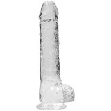 REALROCK Realistic Dildo with Balls 9" 22 cm Transparent Cijene