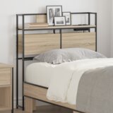 vidaXL Skladiščni naslon sonoma hrast 100 cm Konstruiran les Cene
