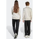 Adidas Športna trenirka svetlo siva / črna / bela | Shoptok.si