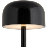Leitmotiv Črna LED namizna svetilka s kovinskim senčilom (višina 24,5 cm) James – | Shoptok.si