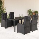  3-dijelni vrtni blagovaonski set s jastucima od poliratana | shoptok.hr