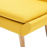  Fotelja od tkanine žuta | shoptok.hr