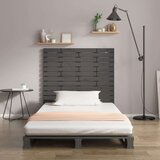  Stensko posteljno vzglavje sivo 81x3x91,5 cm trdna borovina, (20739309) | Shoptok.si