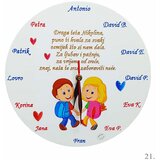  Personalizirani zidni satovi – Unikatni dar zahvalnosti za učiteljice i tete u vrtiću - 21. - 17912 | shoptok.hr