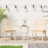  Vrtne stolice 2 kom 50x48x91,5 cm od masivne borovine | shoptok.hr