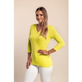 Fenzy Top S 3/4 Rukavima, Svijetlozelene Boje | shoptok.hr