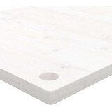  Ploča za radni stol bijela 100x50x2,5 cm od masivne borovine | shoptok.hr