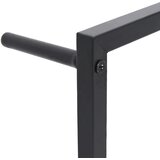  Stalak za ručnike crni 45 x 10 x 115 cm čelični | shoptok.hr
