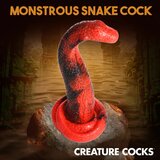 Creature Cocks King Cobra Silicone Dildo Red | Shoptok.si