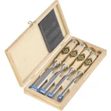 Firmer Chisel Set 4pcs 1141 HK in Wooden Box 1141000