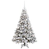  Umjetno božićno drvce s kuglicama 150 cm 150 LED lampica | shoptok.hr