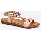 ARTIKER Women's Flat Sandals With Woven Strap And Decoration | Shoptok.si
