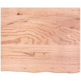  Polica svjetlosmeđa 60 x 50 x 2 cm od obrađene hrastovine | shoptok.hr