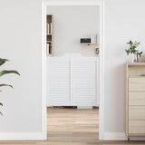  Vrata na rasklapanje Bijela 80 x 40 cm Masivna borovina Cijene