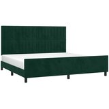  Okvir za krevet bez madraca tamnozeleni 200x200 cm baršunasti | shoptok.hr