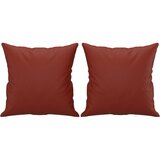  Ukrasni jastuci 2 kom crvena boja vina 40x40 cm od umjetne kože | shoptok.hr