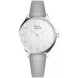  Ženski pierre ricaud quartz index wall sivi srebrni modni ručni sat sa sivim kožnim kaišem ( p22081.5g13q ) Cene