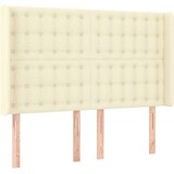  Krevet box spring s madracem LED krem 140x200cm od umjetne kože | shoptok.hr
