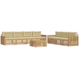  Set vanjskih sofa 8 kom. Bijela i bež | shoptok.hr