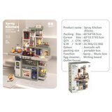  Dječja kuhinja s zvučnim i svjetlosnim efektima Mega Kitchen + rekviziti - 88 elemenata Cijene