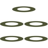  Pogodno za ravne drvene prstenove 5 pcs Maslinovo zelena | shoptok.hr